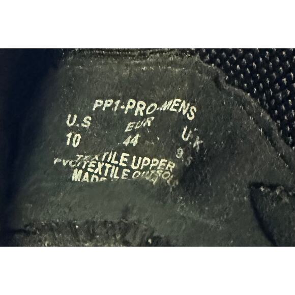 Pony PP1 Pro Men's Black Sneakers Size 10 Athletic Casual Lace Up Shoes - Picture 6 of 7